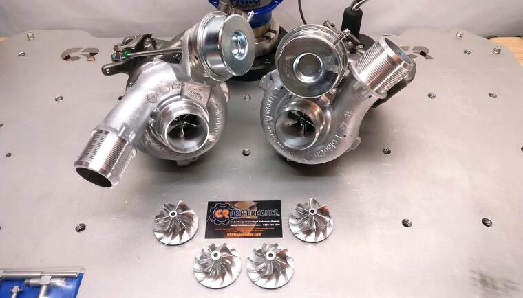 2015 2017 Edge 2017 2019 Fusion Turbo Upgrade 2.7L Ecoboost Stage 2 36.7mm Upgrade Turbo Set CRP3 127 215 Livernois Motorsports