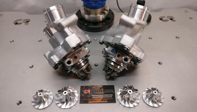 2013-2016 F-150 3.5L ECOBOOST STAGE 4 42mm/45mm  CR8 BLADE TURBO UPGRADE SUPER CORE SET