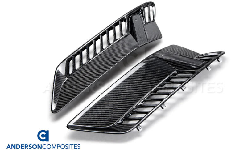 Anderson Composites Carbon Fiber Fender Vents - 2015-19 Z06
