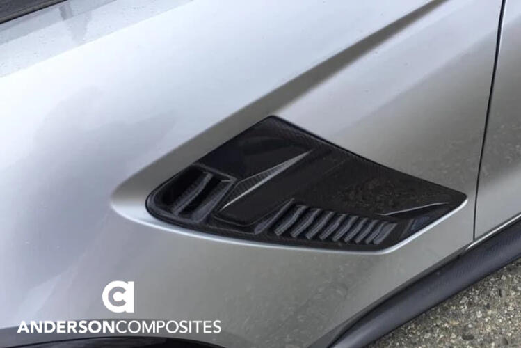 Anderson Composites Carbon Fiber Fender Vents - 2015-19 Z06