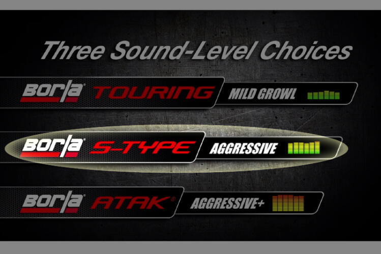 BORLA S-TYPE AXLE-BACK EXHAUST SYSTEM POLISHED TIPS - 2014-2019 CORVETTE