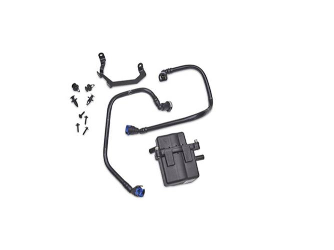 FORD PERFORMANCE OIL-AIR SEPARATOR LH - 2015-2023 MUSTANG 2.3L ECOBOOST