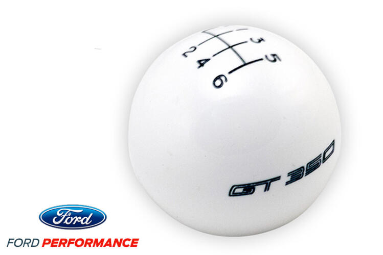 Ford Performance 6-Speed Shift Knob - GT350 - White