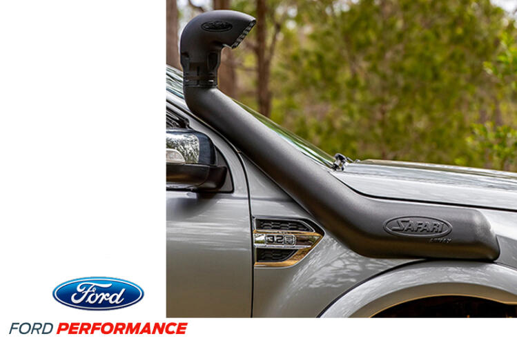 Ford Performance Black Exhaust Tip For 2019-2023 Ranger – M-5260-BCT2, 4" Clamp-On