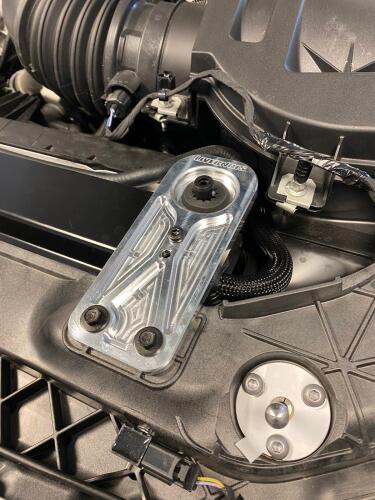 FORD SHELBY GT500 HEAT EXCHANGER BRACKETS NATURAL FINISH