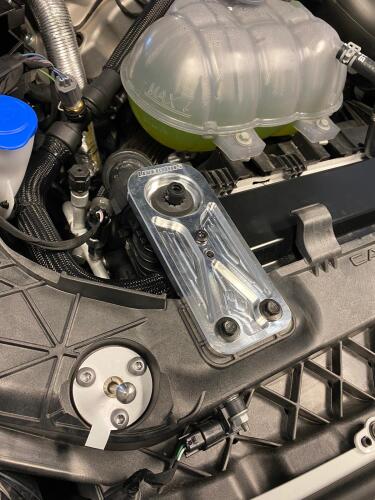 FORD SHELBY GT500 HEAT EXCHANGER BRACKETS NATURAL FINISH