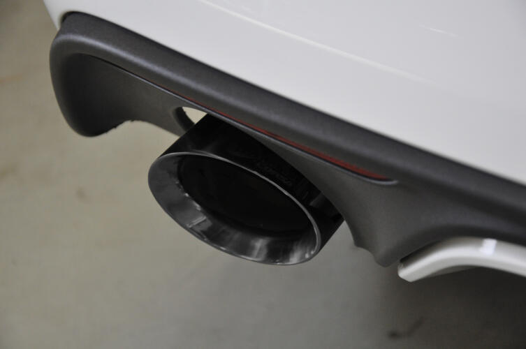 2015-2018 FORD MUSTANG GT 5.0L AXLE BACK EXHAUST WITH BLACK TIPS