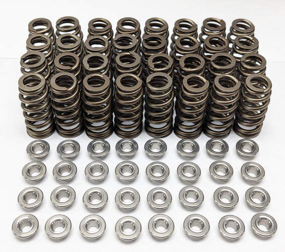 LME GEN 3/4 FORD COYOTE 5.0L 4V VALVE SPRING KIT FOR 2018-2024 - INCLUDES SPRINGS, TITANIUM RETAINERS, LOCATORS, SEALS AND LOCKS