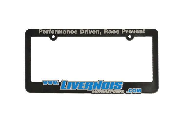 LIVERNOIS MOTORSPORTS PLATE FRAME