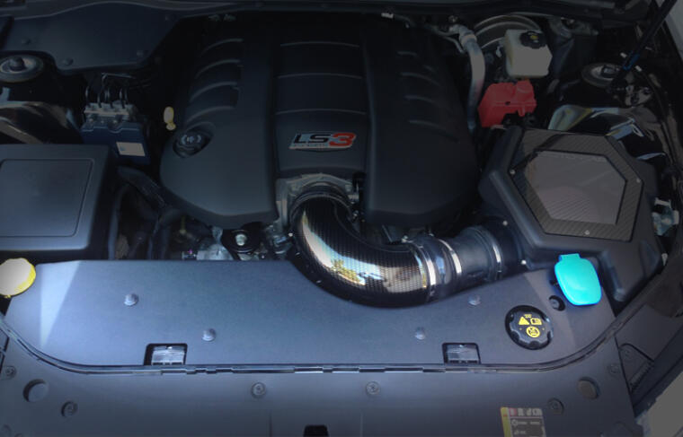 ROTOFAB ALUMINUM TEXTURED RADIATOR COVER - CHEVY SS