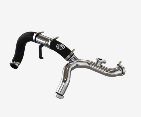 S&B HOT SIDE INTERCOOLER PIPE FOR 2020-2024 FORD EXPLORER, EXPLORER ST, LINCOLN AVIATOR 3.0L